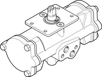 Dessin technique d'un moteur avec plaque de fixation et connexions par vis, montrant les détails du boîtier et des raccordements.
