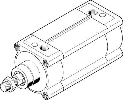 FESTO 1782834 DSBF-C-100-500-PPSA-N3-R Cylindre standard Longueur de course: 500 mm 1 pc(s)