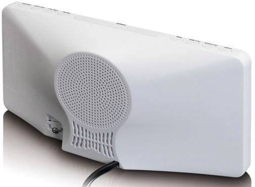 Lenco CR-30WH Radio-réveil FM blanc