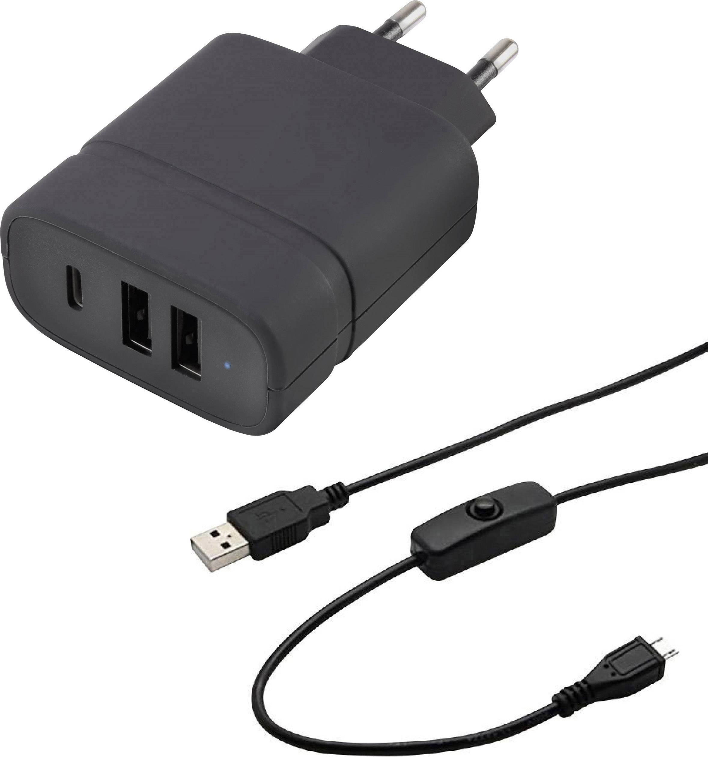 VOLTCRAFT SPAS-3002C RP Steckernetzteil, Festspannung Passend für: Raspberry Pi Ausgangsstrom
