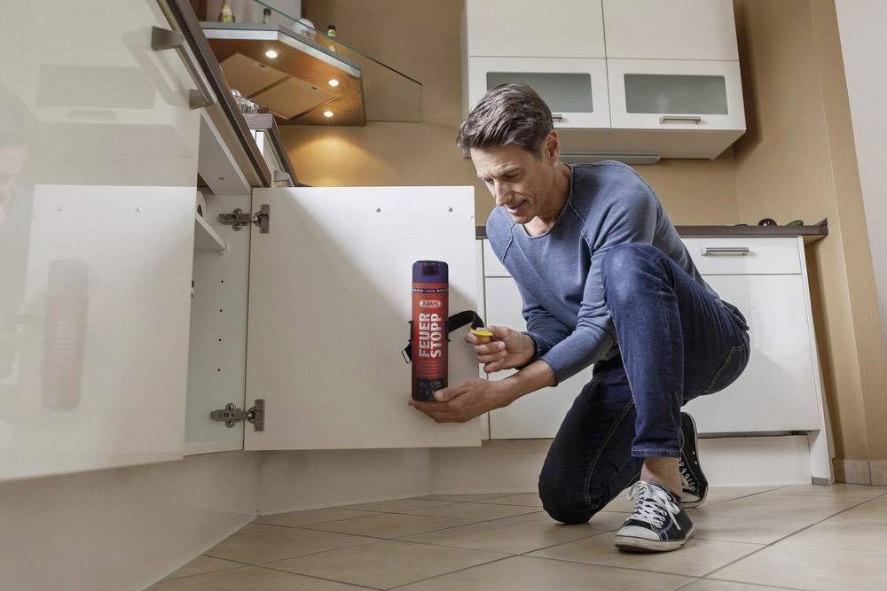 ABUS Mousse d'extinction en spray 625 ml Classe de feu: A, B, F Contenu 1 pc(s)