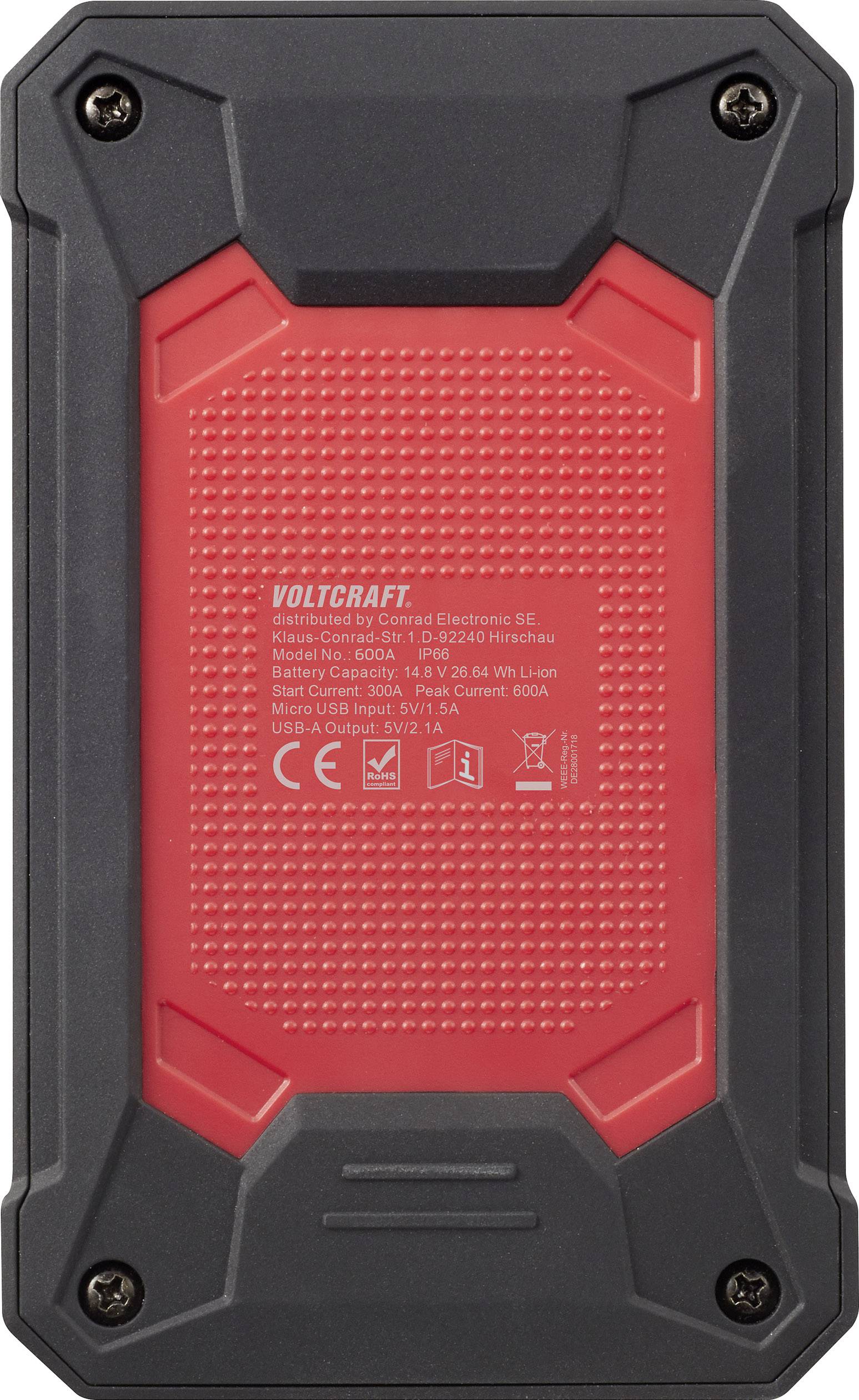 Système de démarrage rapide VOLTCRAFT Quick Start System 600A VC-10637215