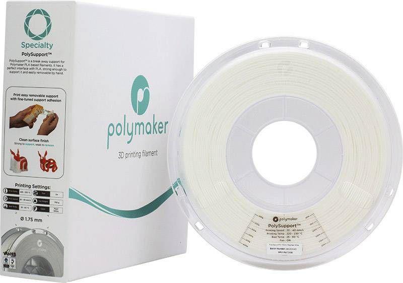 Polymaker 70188 Filament 1.75 mm 750 g blanc perle PolySupport 1 pc(s)