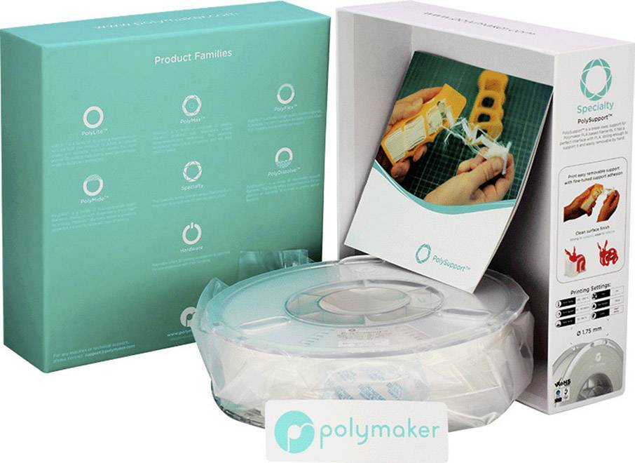 Polymaker 70188 Filament 1.75 mm 750 g blanc perle PolySupport 1 pc(s)