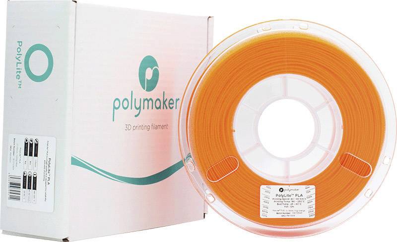 Polymaker 70535 Filament PLA 1.75 mm 1 kg orange PolyLite 1 pc(s)