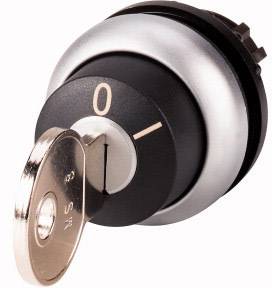 Une clé est insérée dans un contacteur d'allumage qui est sur la position 'Marche', ce qui indique une activation ou un processus de démarrage.