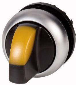 Eaton 284396 M22-WLKV-Y Bouton sélecteur collerette plastique levier noir 1 pc(s)