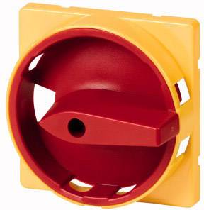 Interrupteur principal jaune-rouge en position 