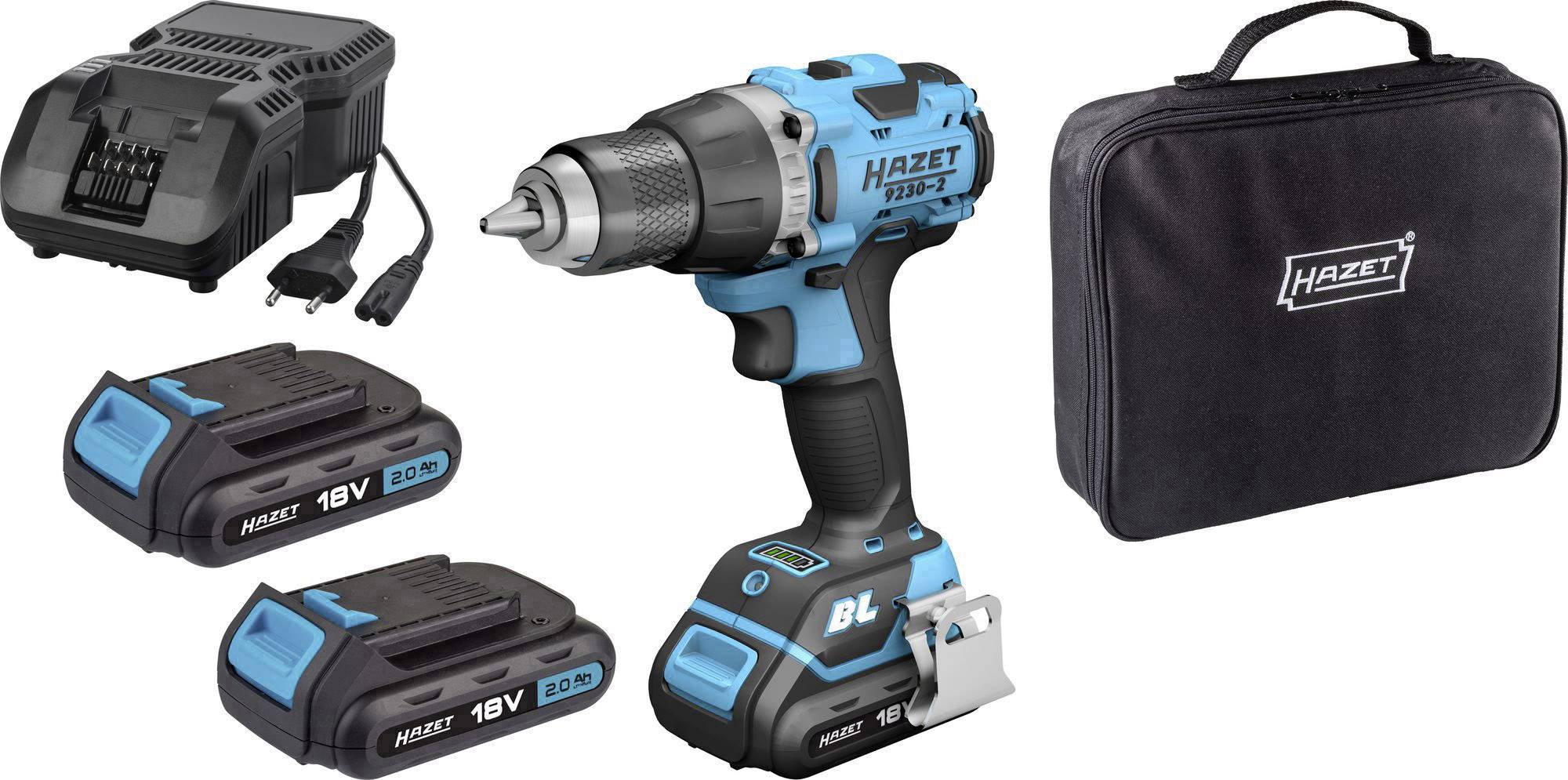 Perceuse sans fil Hazet 9230-2/4 18 V Li-Ion