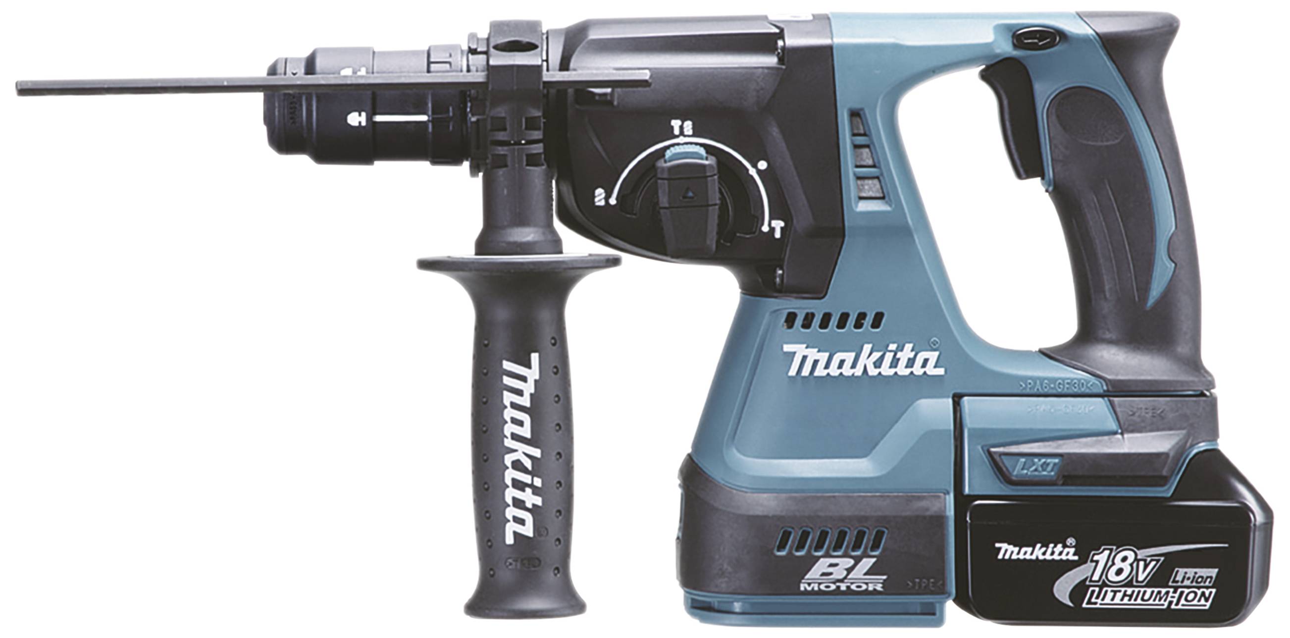 Makita SDS-Plus-Marteau perforateur-burineur sans fil 18 V 5 Ah Li-Ion