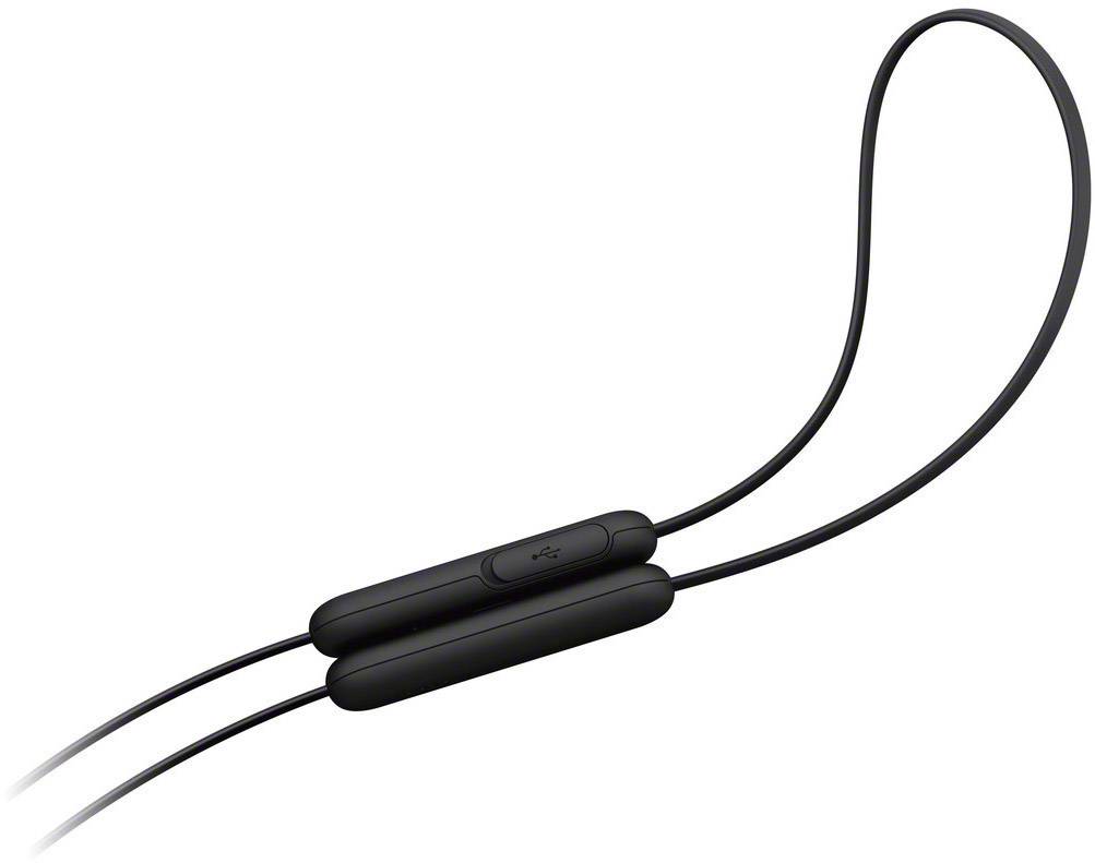 Sony WI-C310 Écouteurs intra-auriculaires Bluetooth noir volume réglable, micro-casque