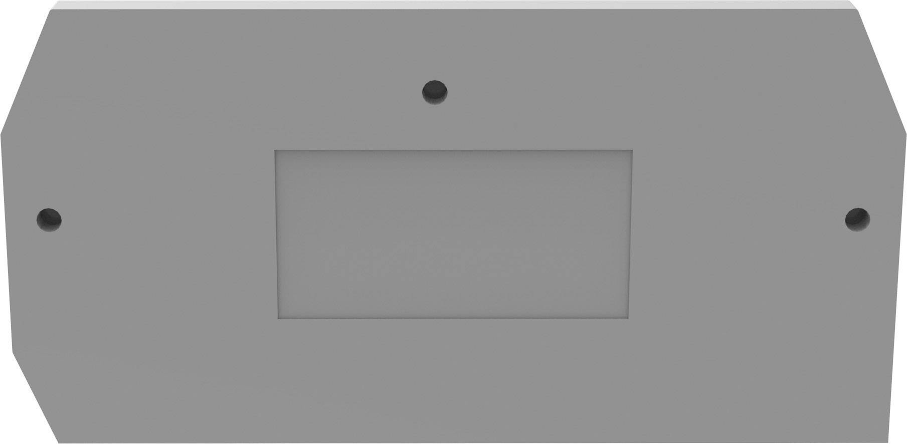 Degson D-WS2.5-01P-11-00A(H) Plaque d'extrémité et intermédiaire gris