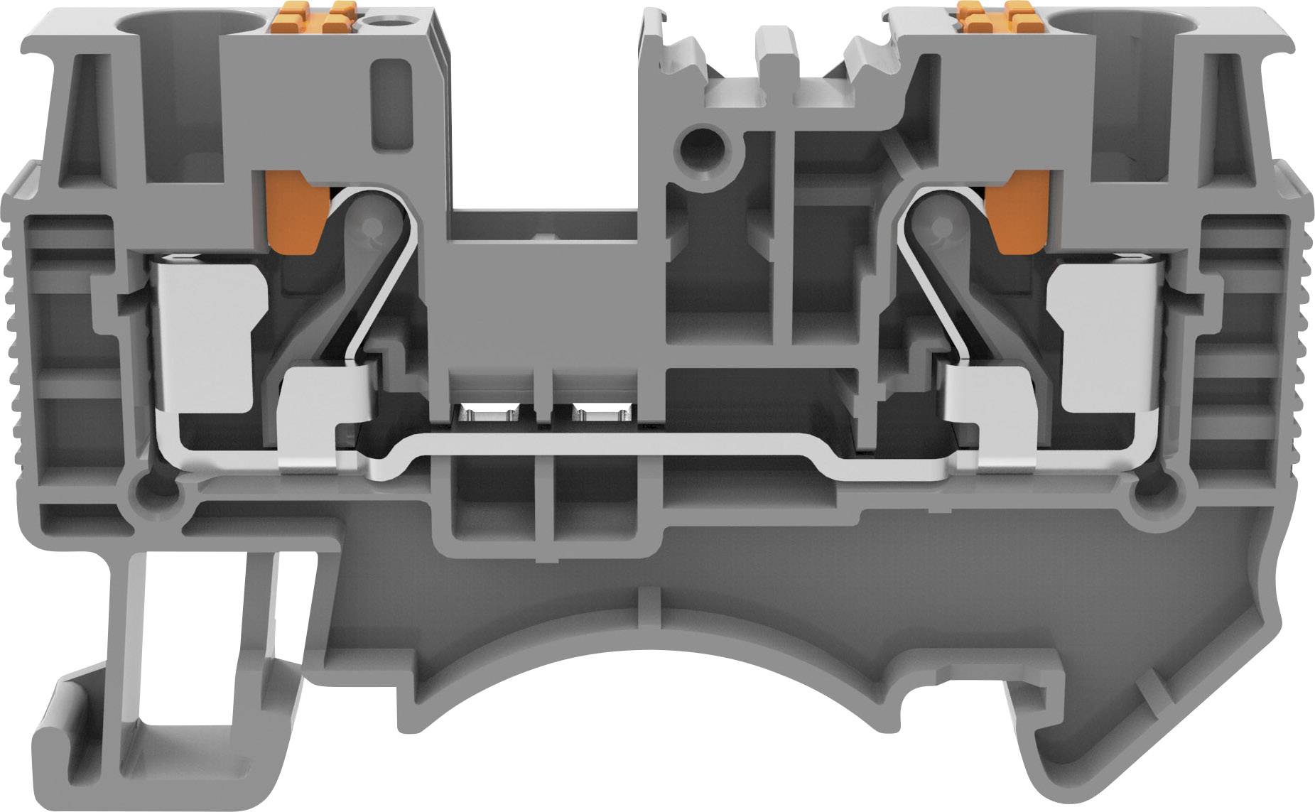 Degson DS4-01P-11-00-A(H) Borne de passage Push-In gris