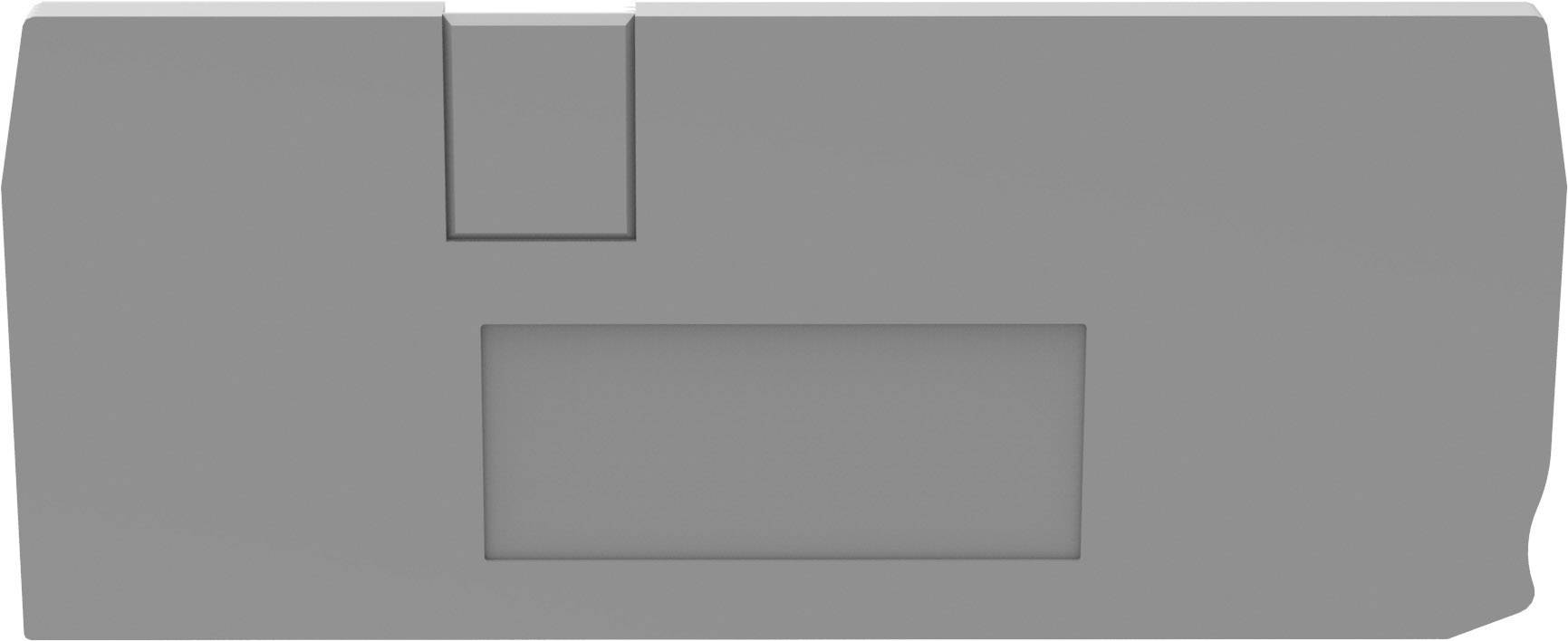 Degson D-DS4-TW-01P-11-00A(H) Plaque d'extrémité et intermédiaire gris