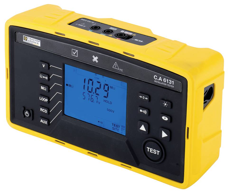 Chauvin Arnoux C.A 6131 Testeur d'installation Norme VDE 0100