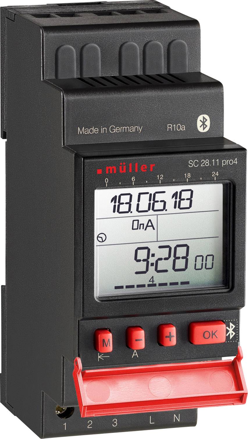 Müller SC 28.11 pro4 24V ACDC Programmateur horaire pour rail numérique 24 V/DC, 24 V/AC 4000 W