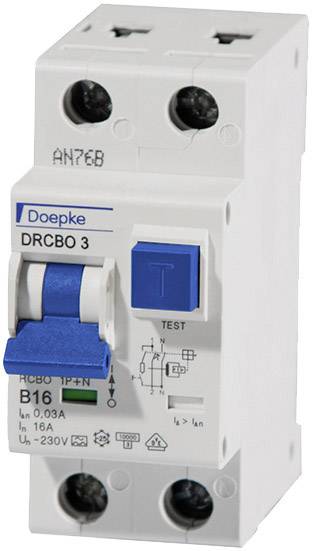 Doepke 09932114 Disjoncteur différentiel/Disjoncteur de protection 1 pôle 0.03 A 230 V