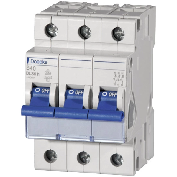 Doepke 09914113 DLS6H B16A 3polig 6KA Disjoncteur 3 pôles 16 A 230 V, 400 V Doepke 09914113 DLS6H B16A 3polig 6KA Disjoncteur 3 pôles 16 A 230 V, 400 V