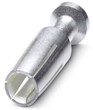 Adaptateur de vis métallique de forme cylindrique avec des fentes latérales, utilisé pour la fixation de vis.