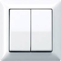 Jung simple Insert Bouton-poussoir crème AS590-5