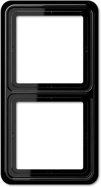 Jung x2 Cadre Cache noir CD582SW 1 pc(s)