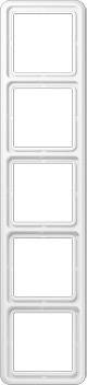 Jung x5 Cadre Cache blanc-alpin CD585WW 1 pc(s)