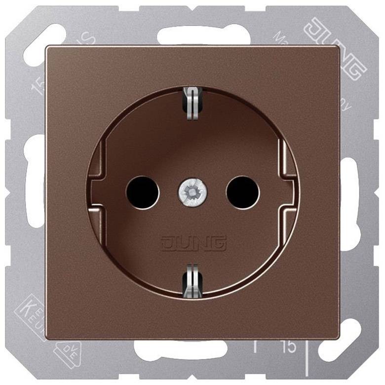 Prise de courant Jung A1520NMO simple Insert marron 1 pc(s)