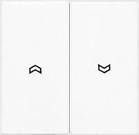 Jung x2 Cache Interrupteur pour stores blanc LS995PWW 1 pc(s)