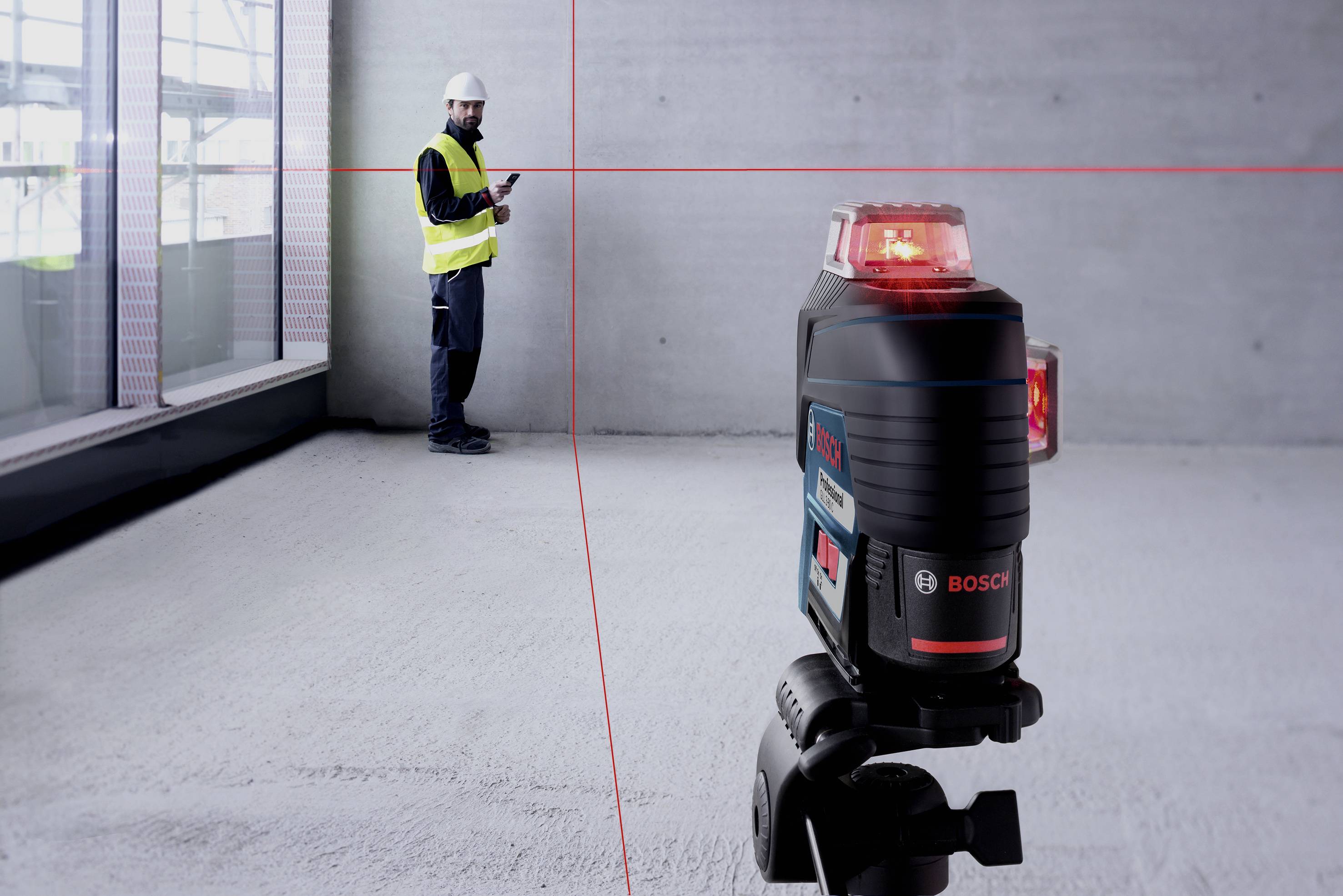 Bosch Professional GLL3-80C Laser à lignes Portée (max.): 120 m