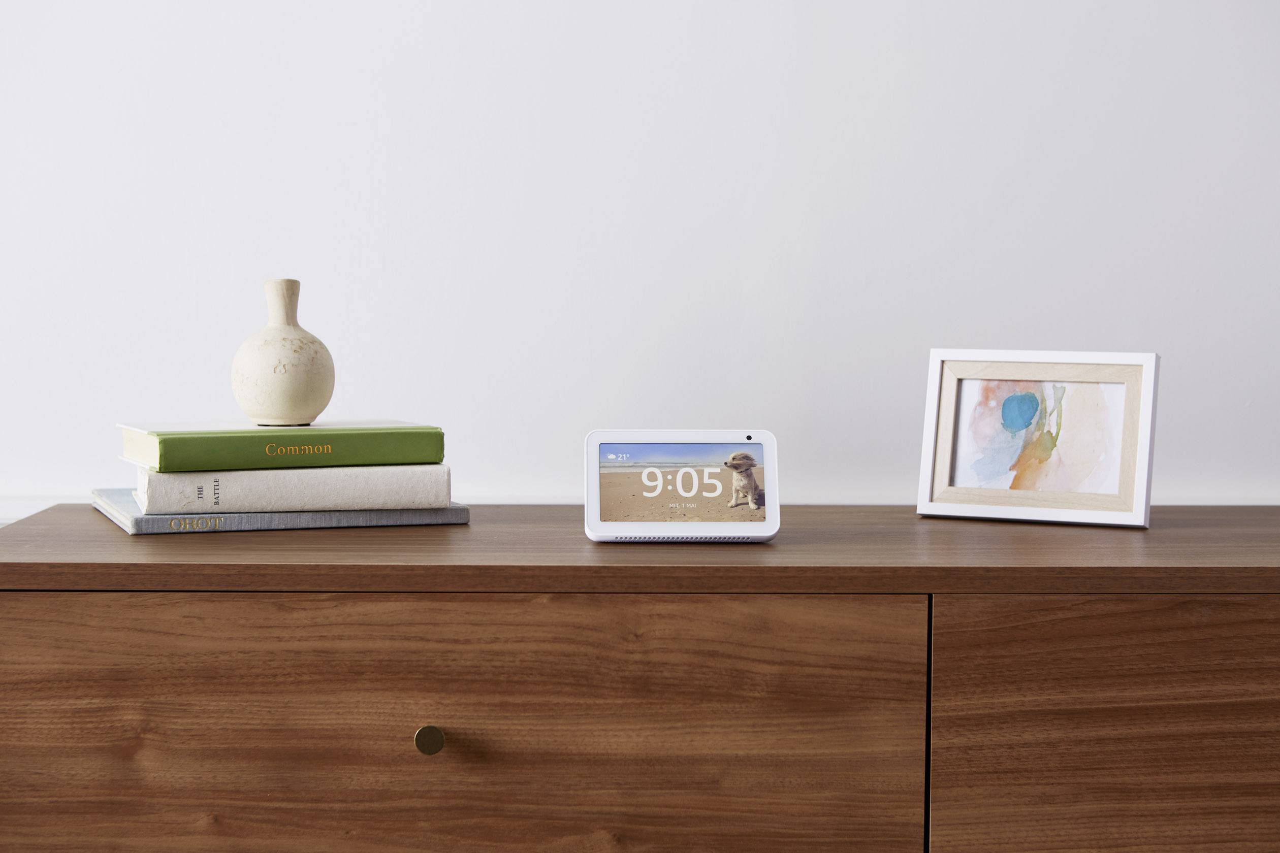 amazon echo Show 5 Assistant vocal blanc, blanc