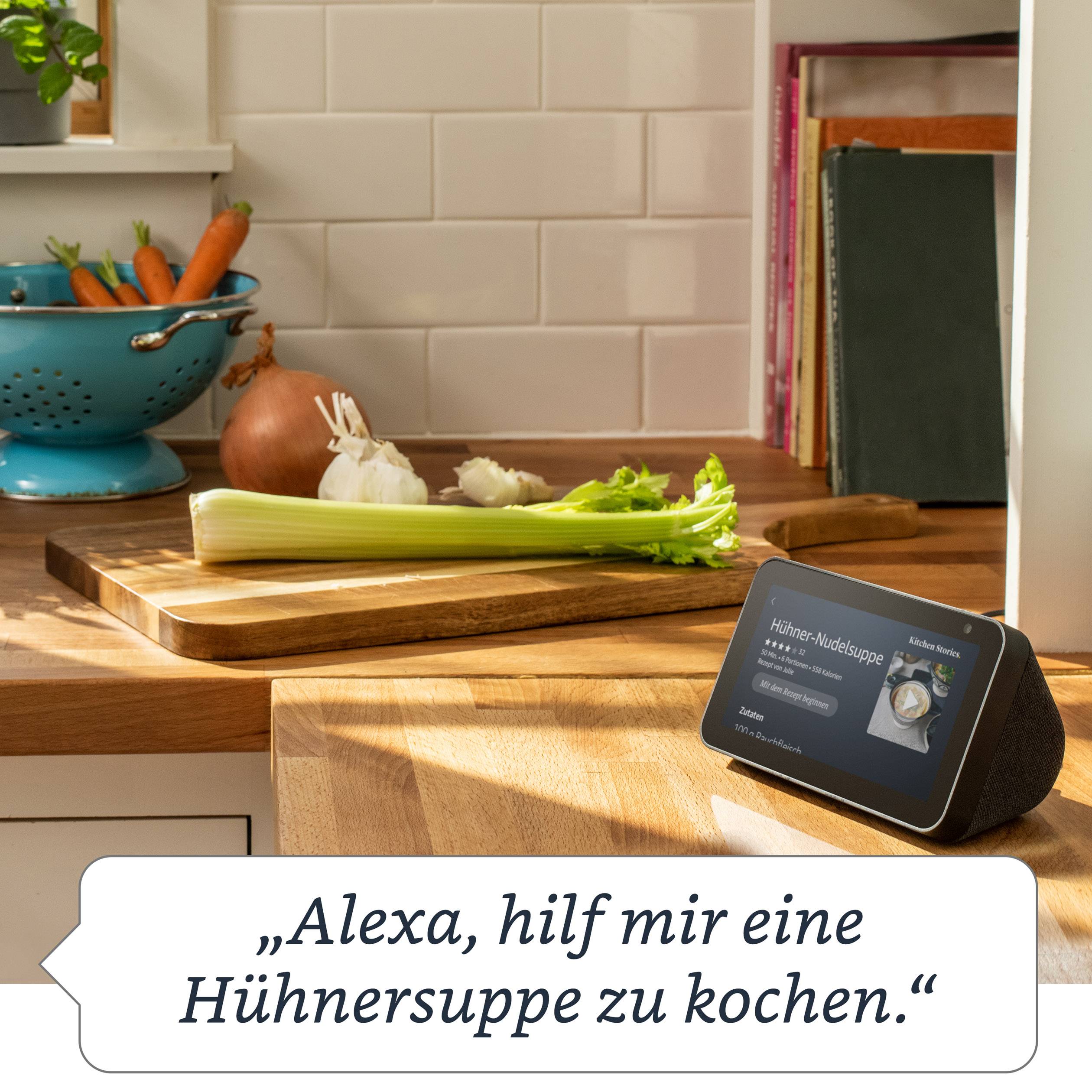 amazon echo Show 5 Assistant vocal blanc, blanc