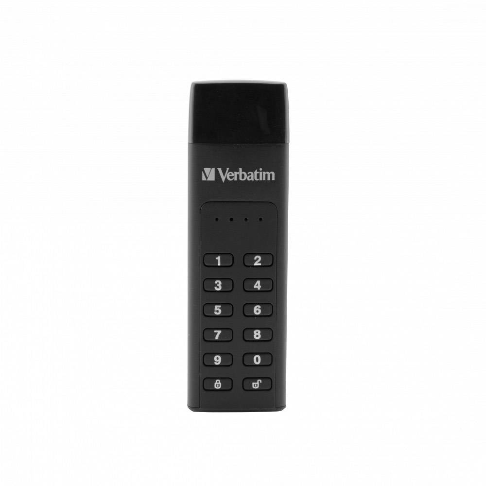 Clé USB 128 GB Verbatim Keypad Secure 49432 noir USB-C® 1 pc(s)