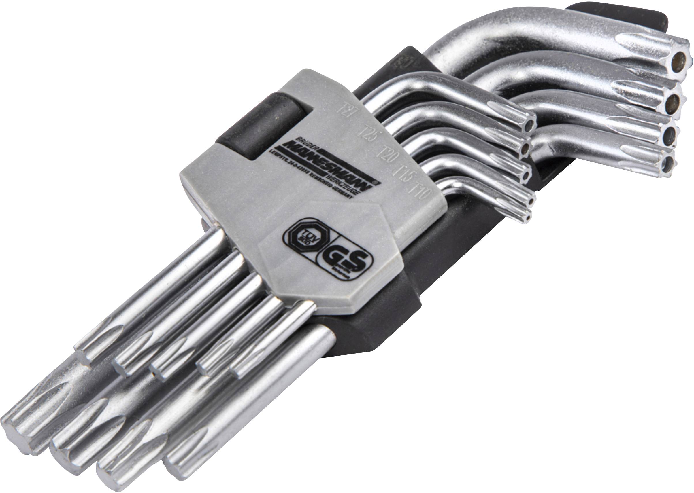 Brüder Mannesmann Jeu de clés mâles coudées 18 pièces