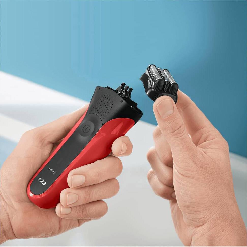 Braun Series 3 300s Rasoir à grilles rouge
