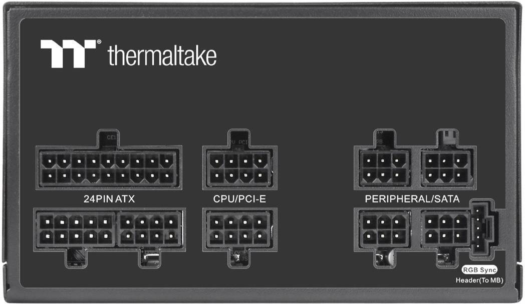 Thermaltake Toughpower GF1 ARGB Alimentation PC 750 W ATX 80PLUS® Gold