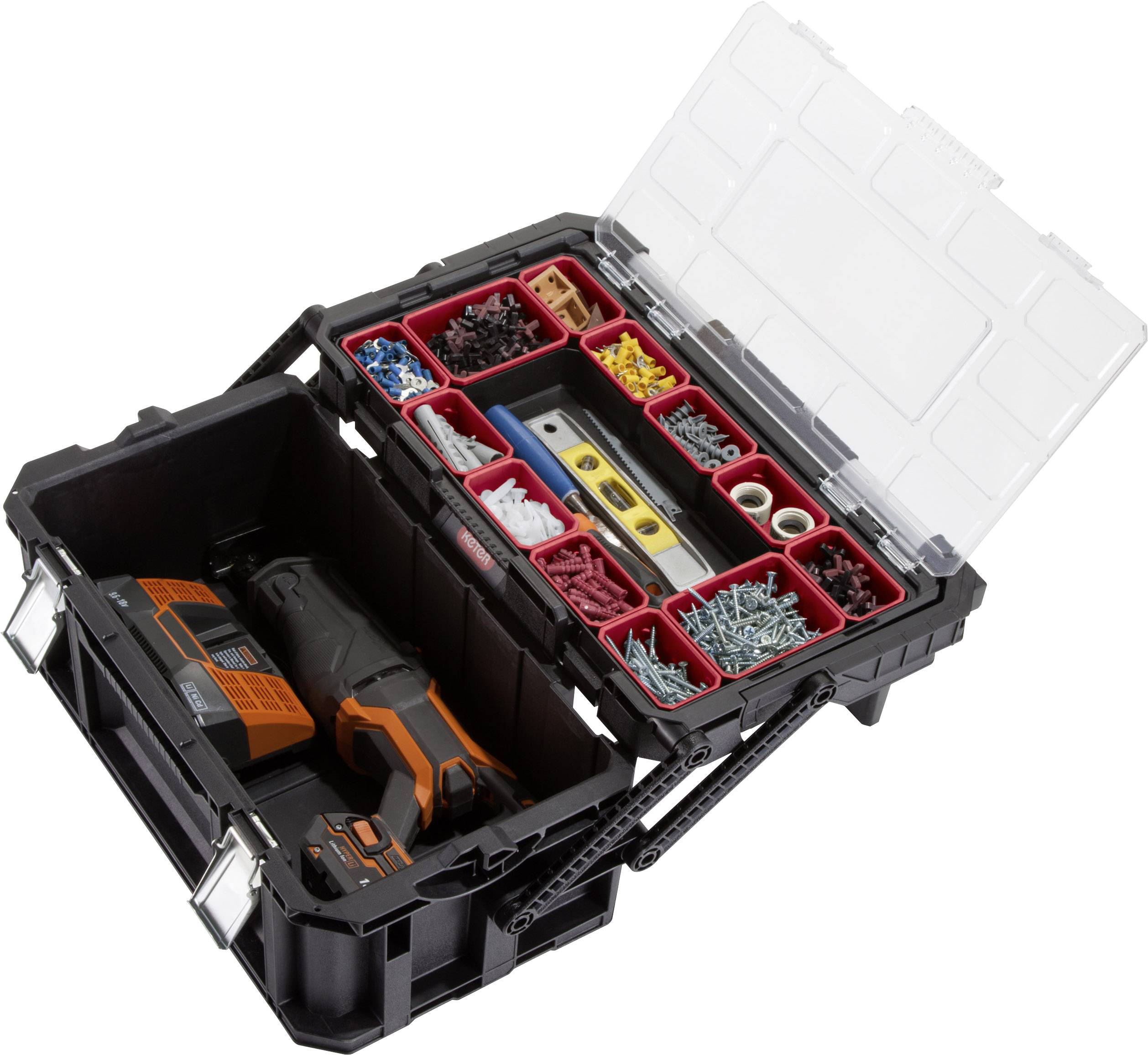 Boîte à outils vide KETER 238275 Connect noir