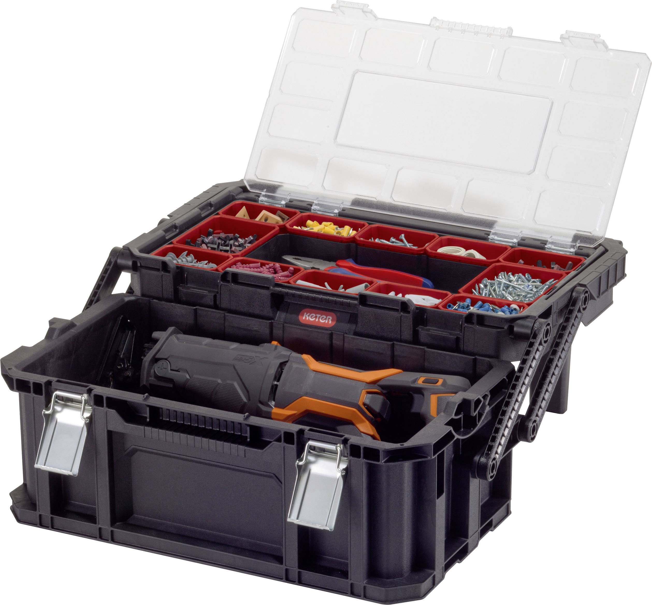 Boîte à outils vide KETER 238275 Connect noir