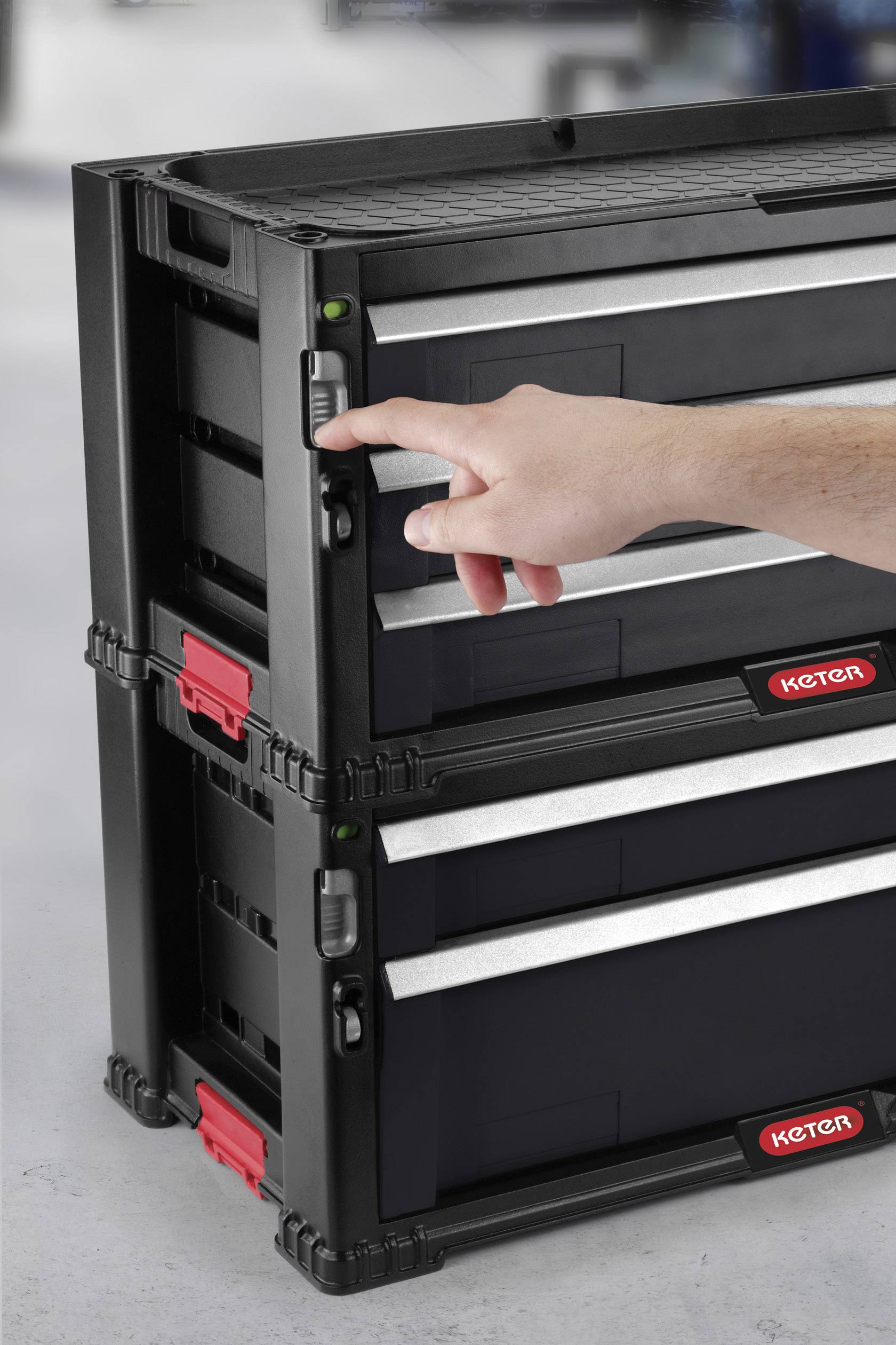 KETER 237007 Servante d'atelier Couleur: noir