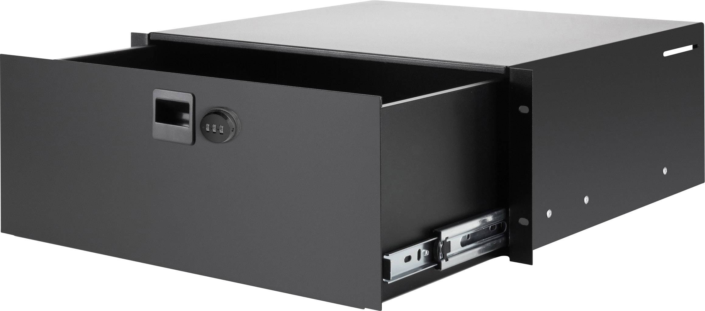 Tiroir de rack 19 pouces Adam Hall 87404CL 4 UH acier 1 pc(s)