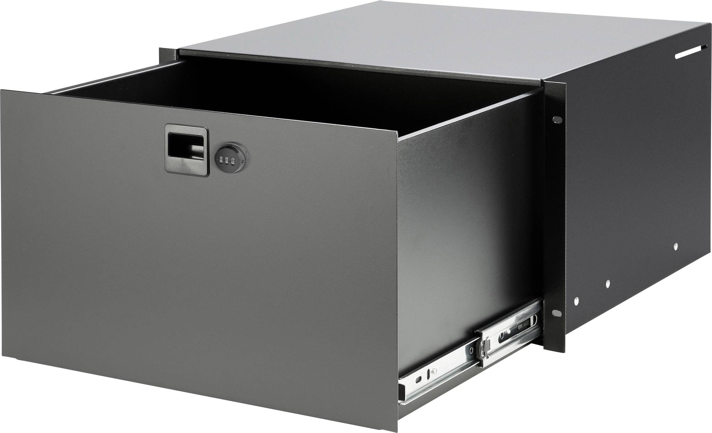 Tiroir de rack 19 pouces Adam Hall 87406CL 6 UH acier 1 pc(s)