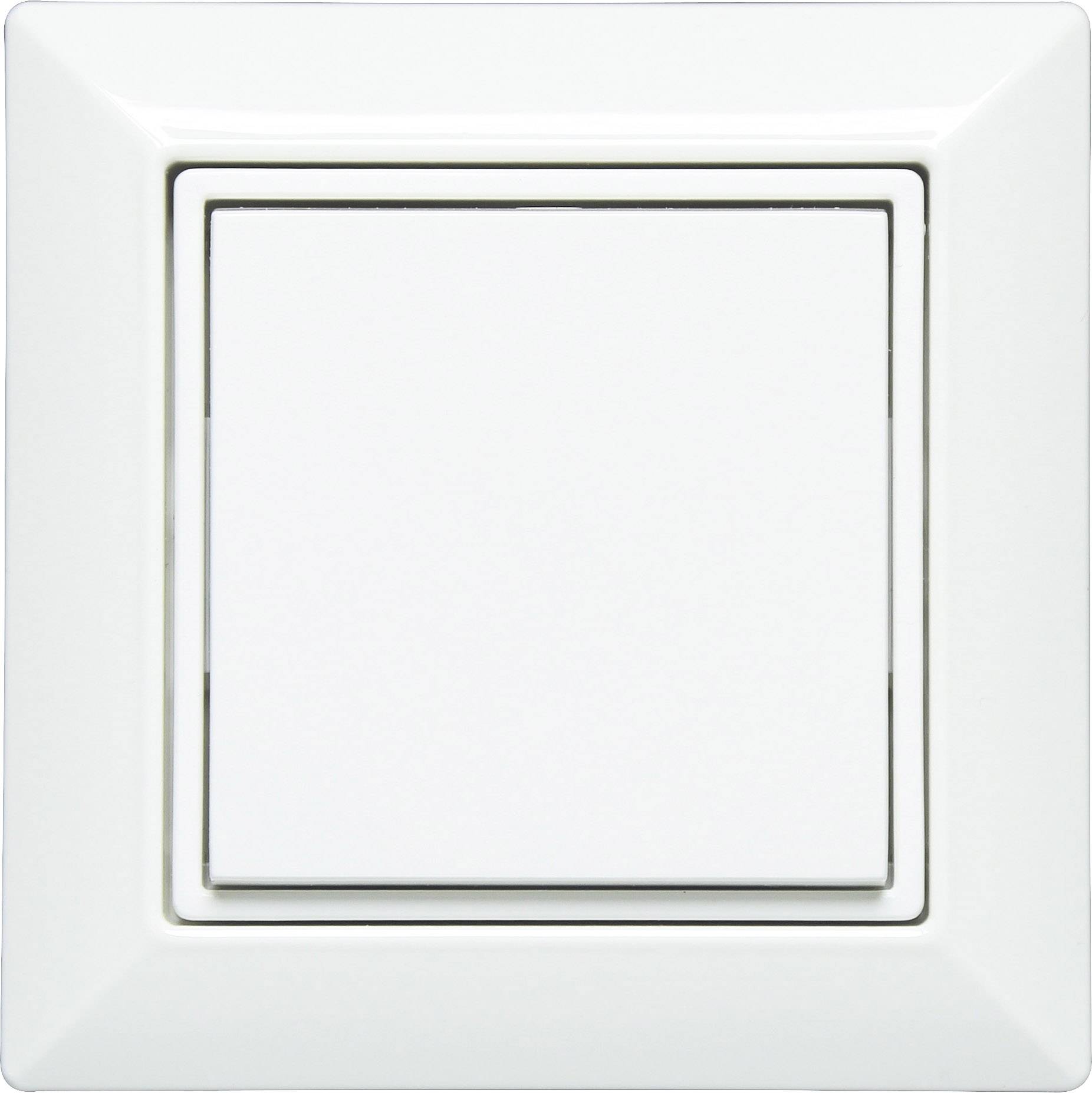 013.B9 Finder YESLY 4 canaux Bouton-poussoir blanc
