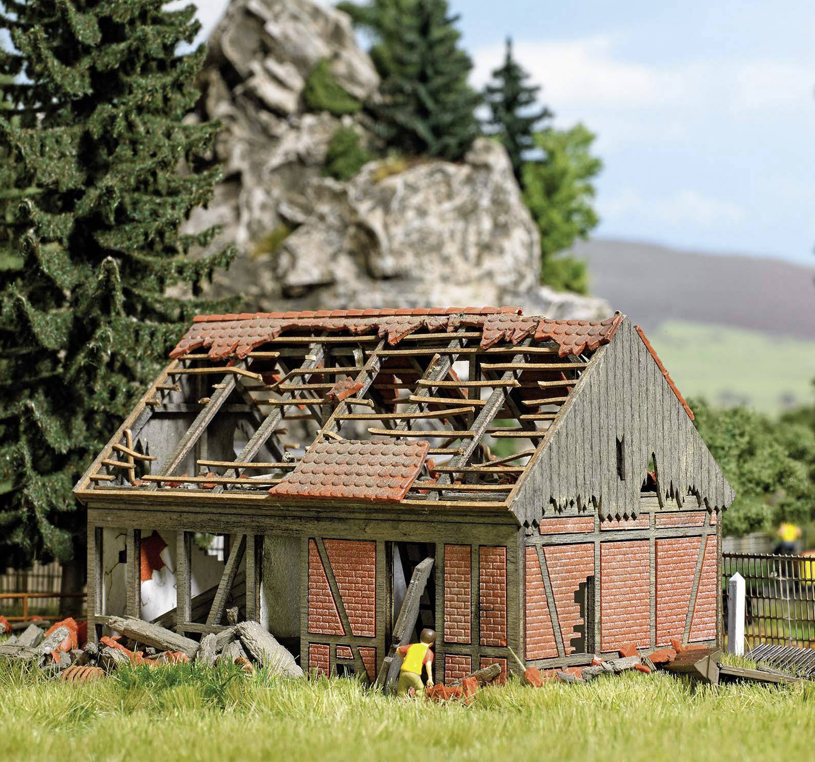 Busch 1669 H0 Installation délabrée