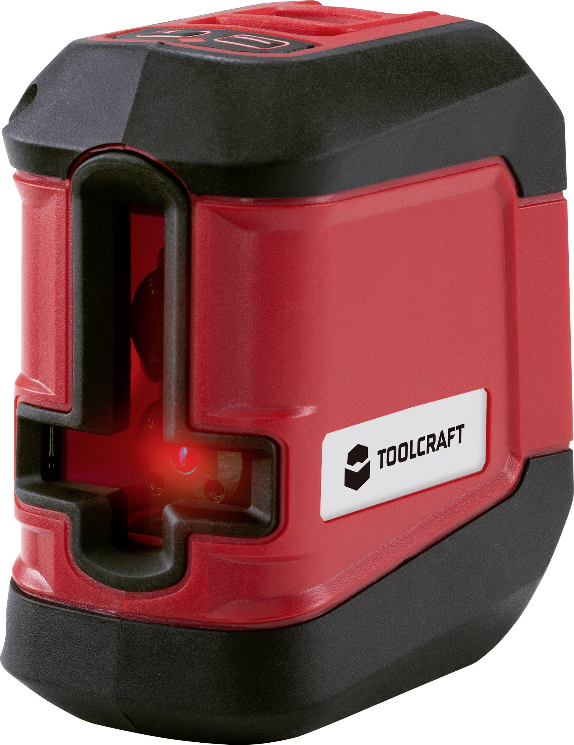Laser en croix TOOLCRAFT CL8 TO-6425604 avec trépied, autonivelant