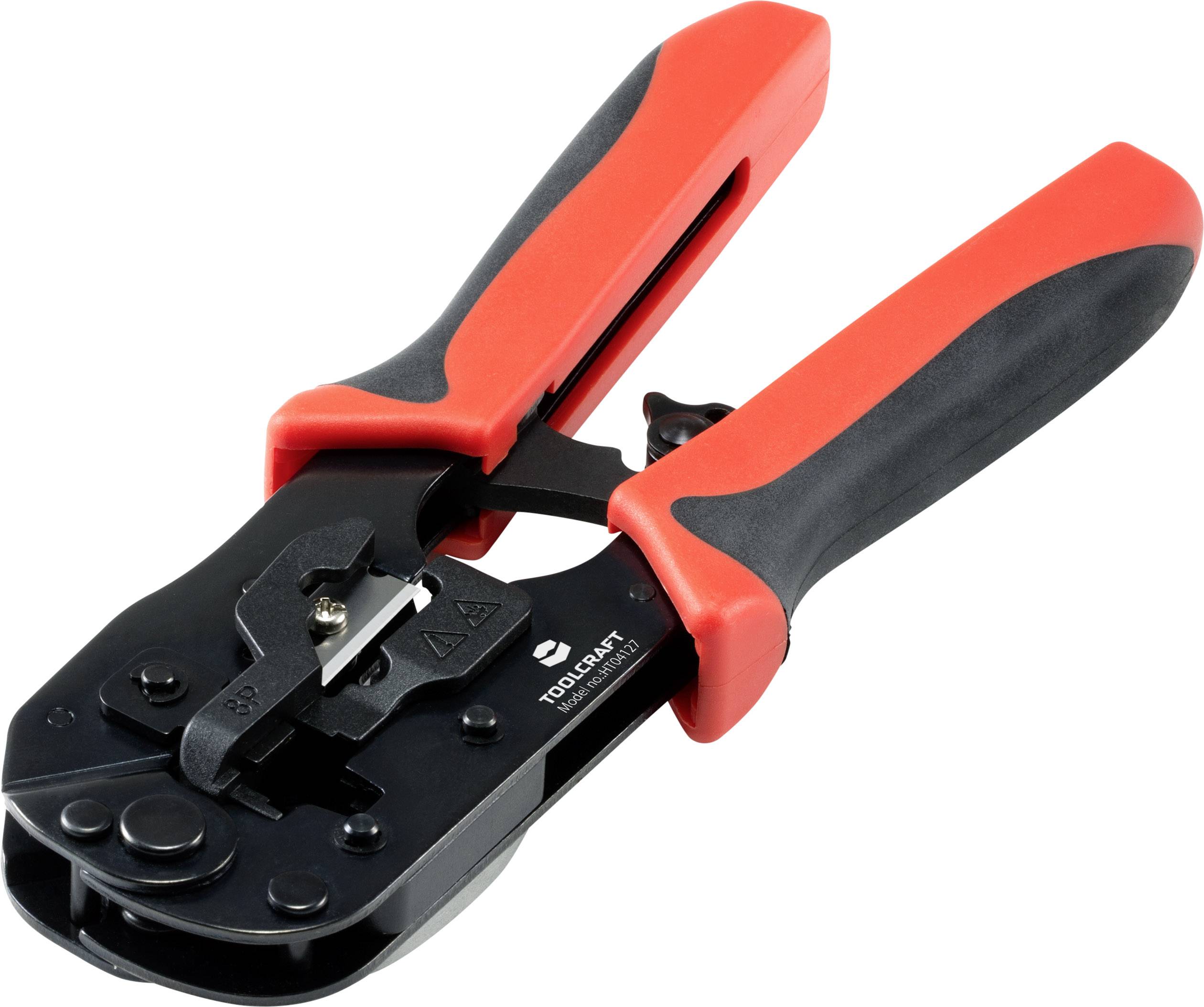 TOOLCRAFT TO-6425613 Pince à sertir 1 pièce pour connecteur modulaire RJ45