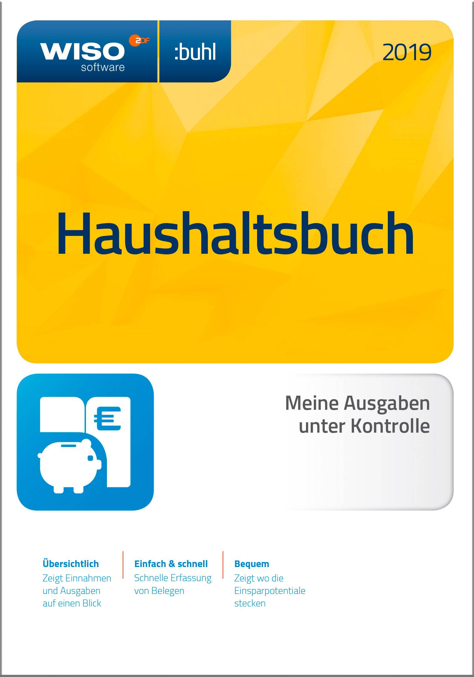WISO Haushaltsbuch 2020 Vollversion, 1 Lizenz Windows Finanz-Software