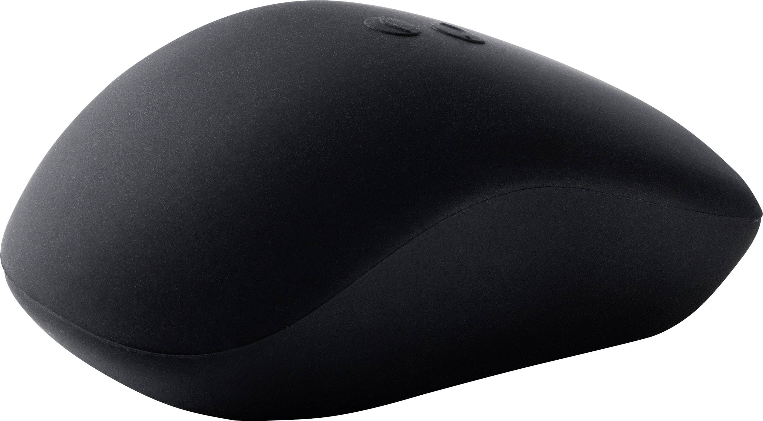 Souris sans fil Renkforce pour laboratoire industriel et médical IP53, anti-projections d'eau & antimicrobien EN60601 noire