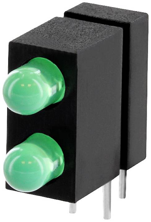 Vossloh Schwabe WU-B-D-3102-3200-2 Élément LED vert 3 mm 15 mcd Bulk