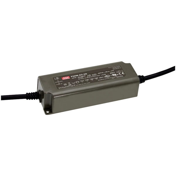 MEAN WELL PWM-60-12DA Pilote LED, bloc d'alimentation lED Alimentation LED Tension fixe/courant constant MEAN WELL PWM-60-12DA Pilote LED, bloc d'alimentation lED Alimentation LED Tension fixe/courant constant