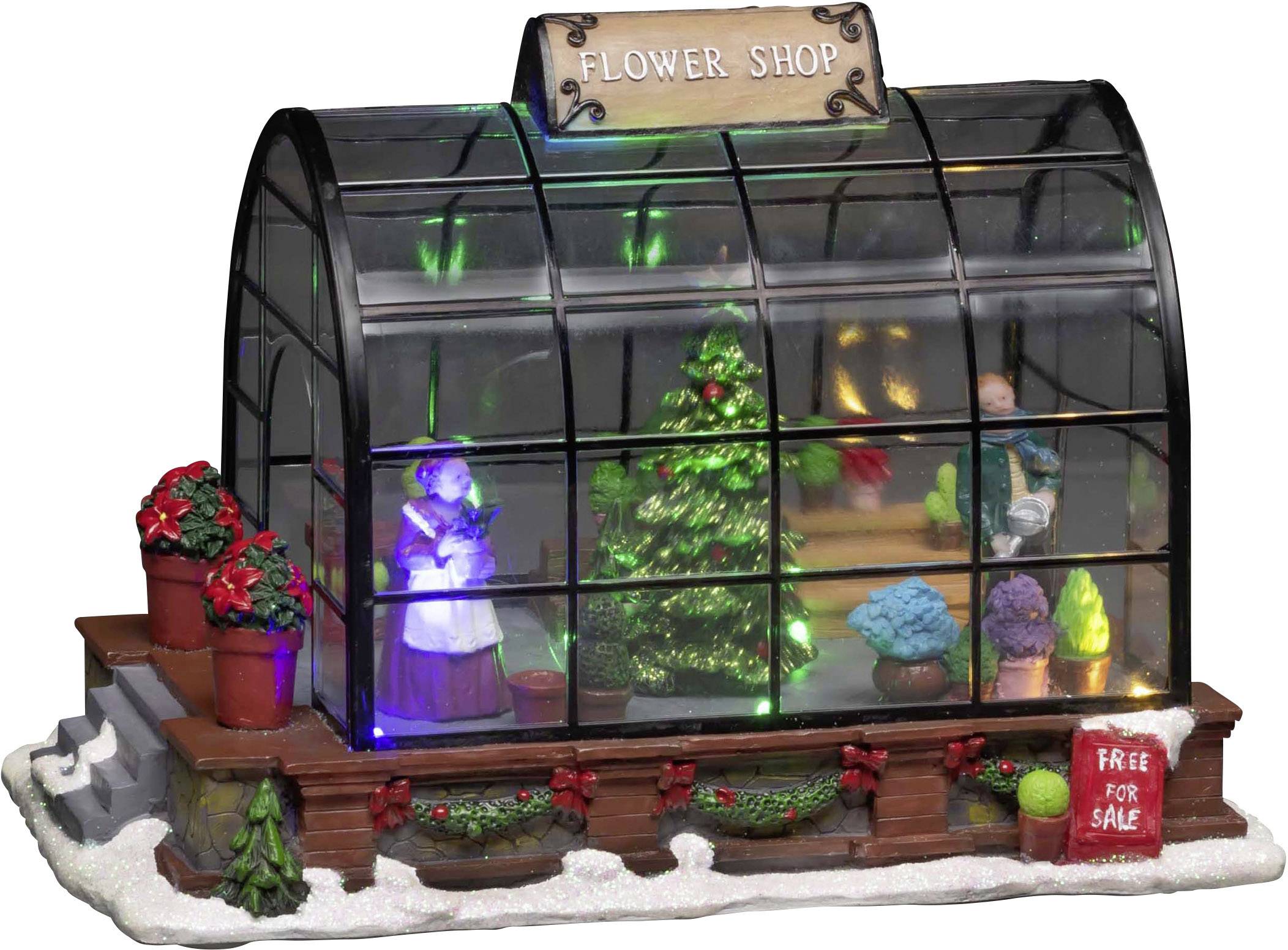 Konstsmide 4206-000 Décor à LED magasin de fleurs RVBB LED multicolore avec interrupteur