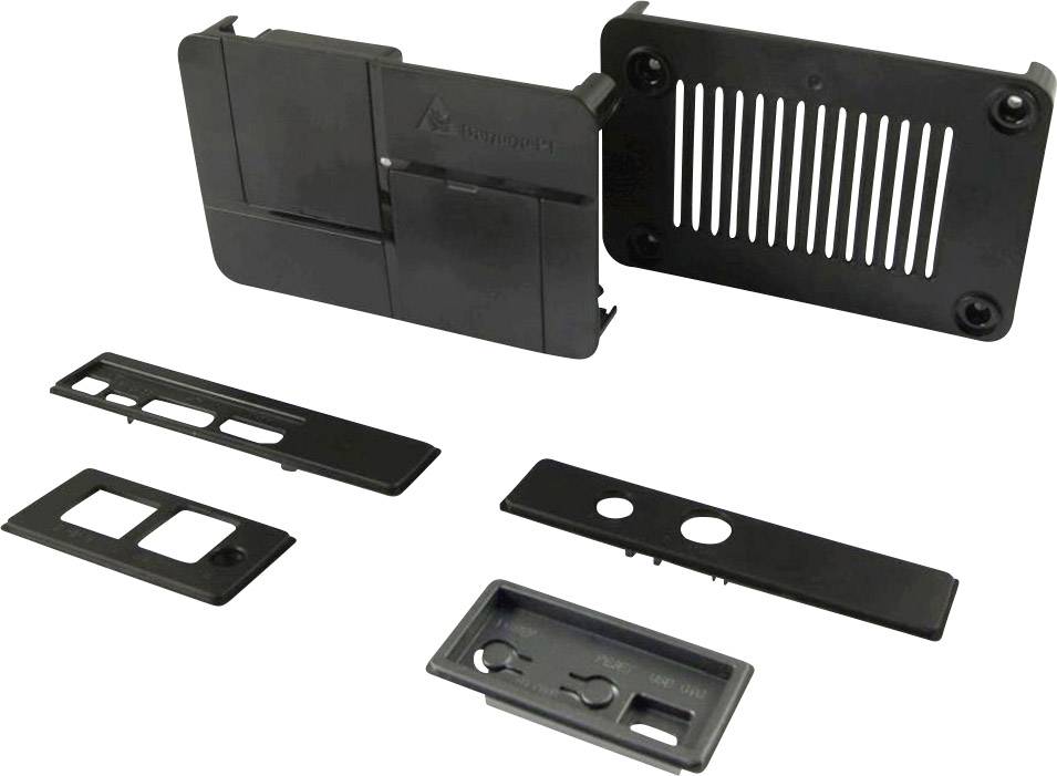 Allnet BananaPi_housing_black Boîtier pour ordinateur monocarte Convient pour (kits de développement): Banana Pi noir